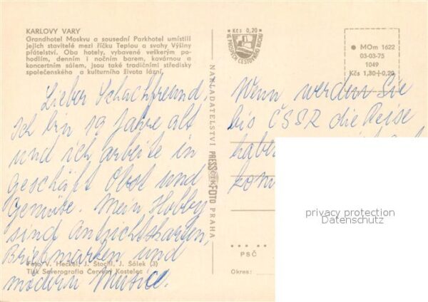 Karlovy Vary Grandhotel Moskva Pupp – Bild 2