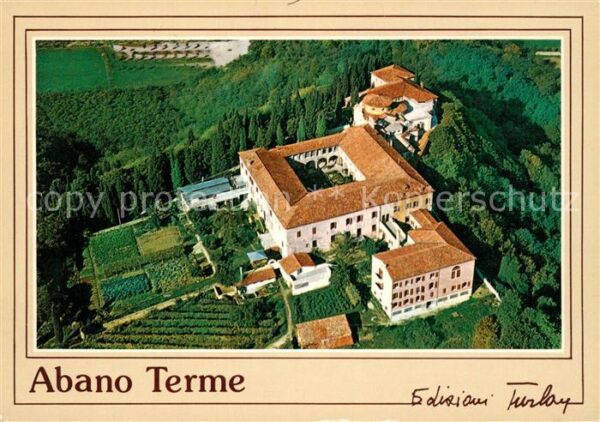 Abano Terme Fliegeraufnahme Monastero Benedttino