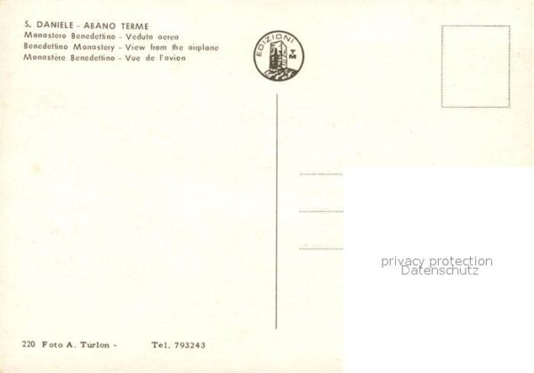 Abano Terme Fliegeraufnahme Monastero Benedttino – Bild 2