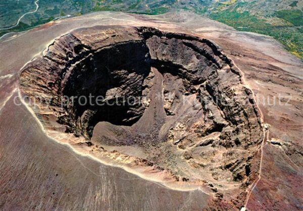 Napoli Neapel Fliegeraufnahme Vesuvio