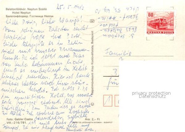 Balatonfoeldvar Hotel Neptun – Bild 2