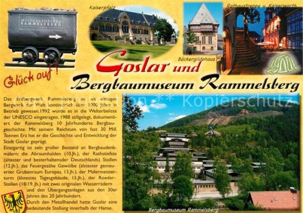 Goslar Bergbaumuseum Rammelsberg Kaiserpfalz L