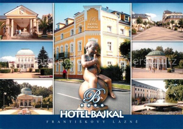 Frantiskovy Lazne Hotel Bajkal Brunnen Tempel Statue