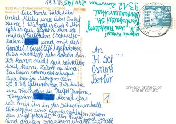 Oberwiesenthal Erzgebirge FDGB Erholungsheim am Fichtelberg Resta – Bild 2
