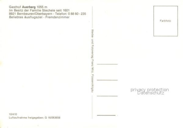 Bernbeuren Gasthof Auerberg Kirche Alpenpanorama F – Bild 2