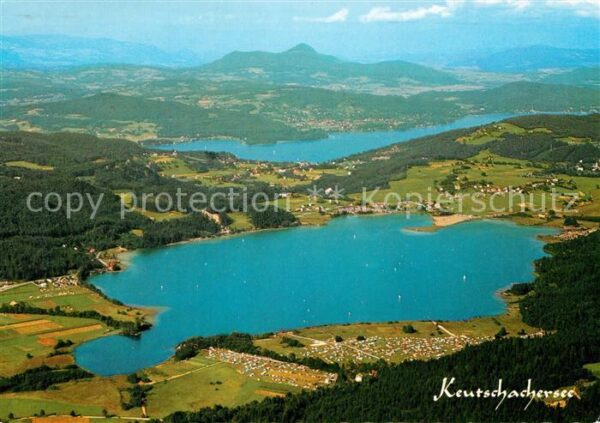 Keutschach See Keutschachersee Wörthersee Fliegeraufna