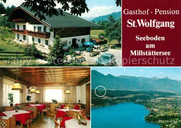 Seeboden Millstaettersee Gasthof Pension St Wolfgang Alpen Flieg