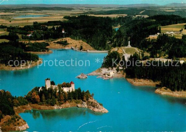 Ottenstein Rastenfeld Stausee mit Ruine Lichtenfels Fliegerau