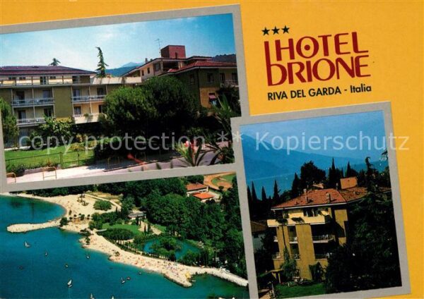 Riva del Garda Hotel Brione Badestrand Fliegeraufnahme