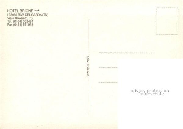 Riva del Garda Hotel Brione Badestrand Fliegeraufnahme – Bild 2