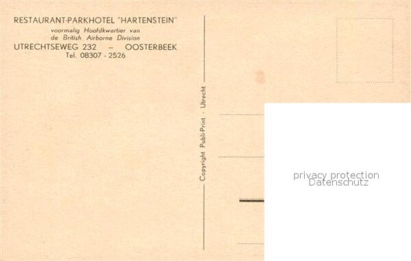 Oosterbeek Restaurant Parkhotel Hartenstein Park – Bild 2
