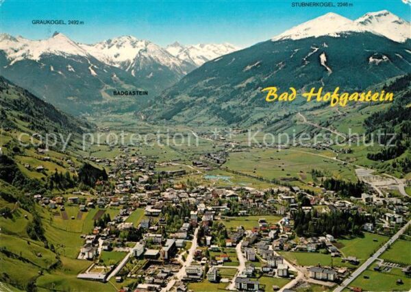 Bad Hofgastein Alpenpanorama Fliegeraufnahme