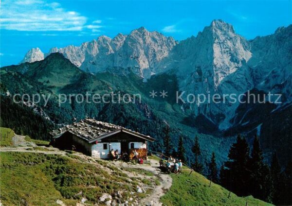 Kufstein Tirol Hinterkaiserfeldenalm Wilder Kaiser Kai