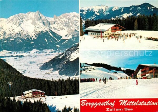 Zell See Berggasthof Mittelstation Wintersportpl