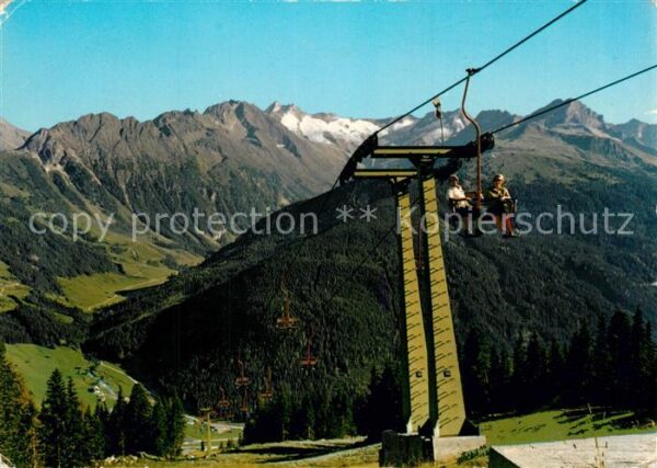 Gerlos Isskogel Sesselbahn gegen Schönachtal A