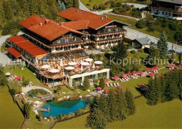 St Johann Pongau Hotel Oberforsthof Fliegeraufnahme