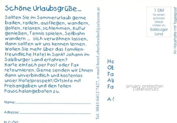 St Johann Pongau Hotel Oberforsthof Fliegeraufnahme – Bild 2