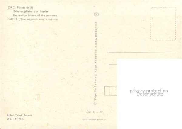 Zirc Postas üdülö Posterholungsheim – Bild 2