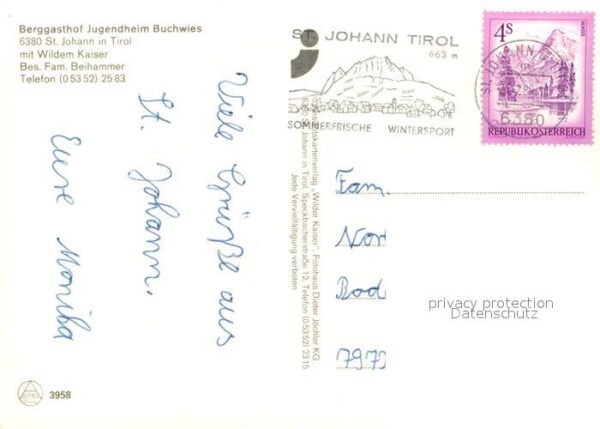 St Johann Tirol Berggasthof Jugendheim Buchwies Hallenb – Bild 2