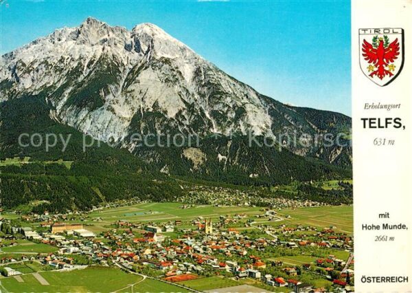 Telfs Tirol mit Hohe Munde Mieminger Kette Fliegera