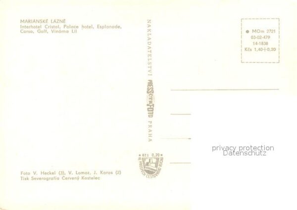 Marianske Lazne Interhotel Cristal Palace Hotel Esplana – Bild 2