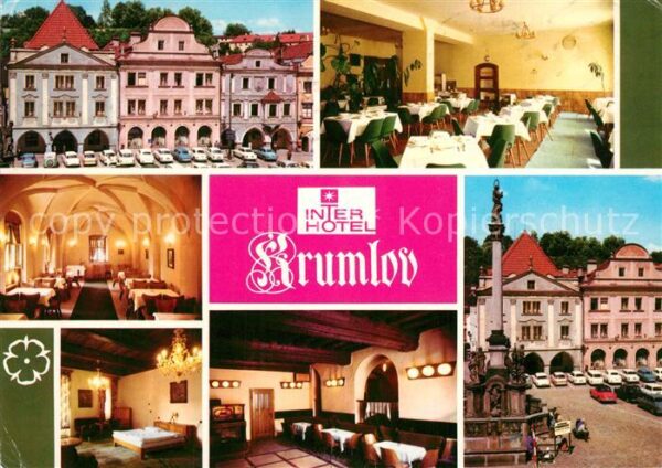 Cesky Krumlov Interhotel Krumlov Restaurant Platz Säu