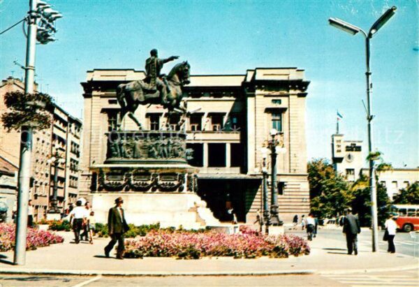 Beograd Belgrad Trg Republike Platz der Republik Denkma
