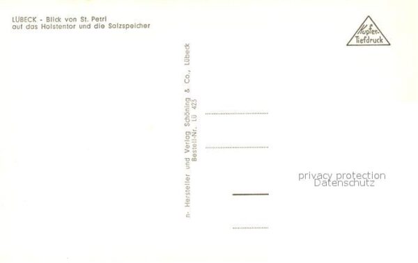 Luebeck Sankt Petri Kirche Holstentor Salzspeic – Bild 2