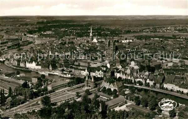 Luebeck Fliegeraufnahme