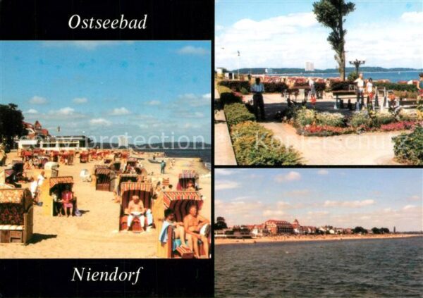 Niendorf Ostseebad Strand Promenade Panorama