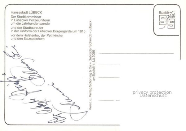 Luebeck Stadtkommissar Lübecker Polizeiuniform – Bild 2