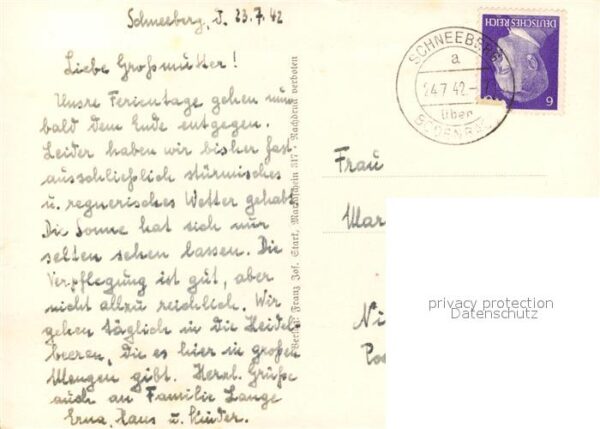 Hoher Schneeberg Decinsky Sneznik Aussichtsturm – Bild 2