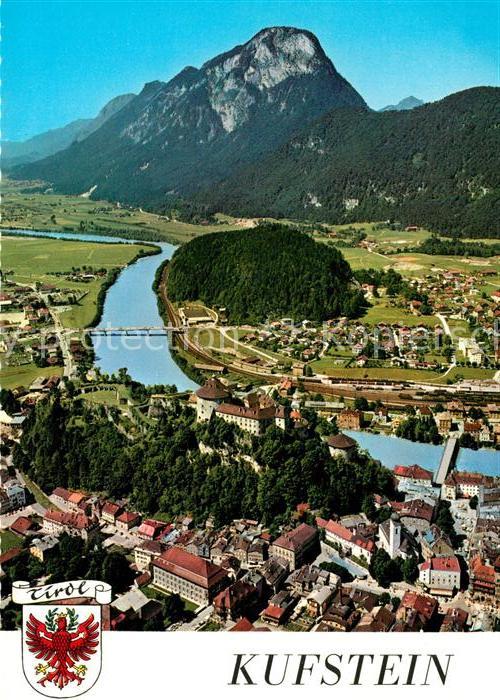 Kufstein Tirol Flugaufnahme Festung