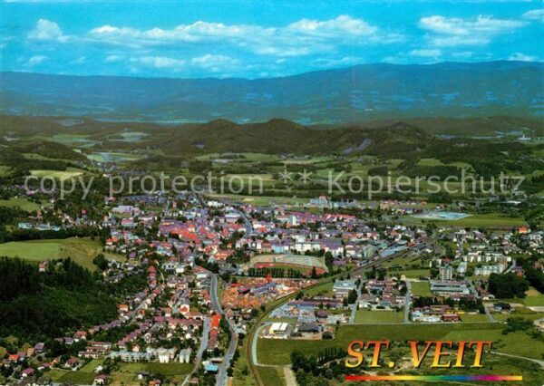 St Veit Glan Fliegeraufnahme