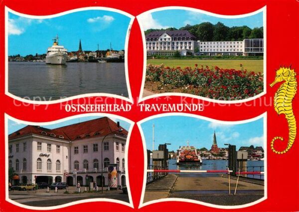 Travemuende Ostseebad Hafen Kurhaus Fähre