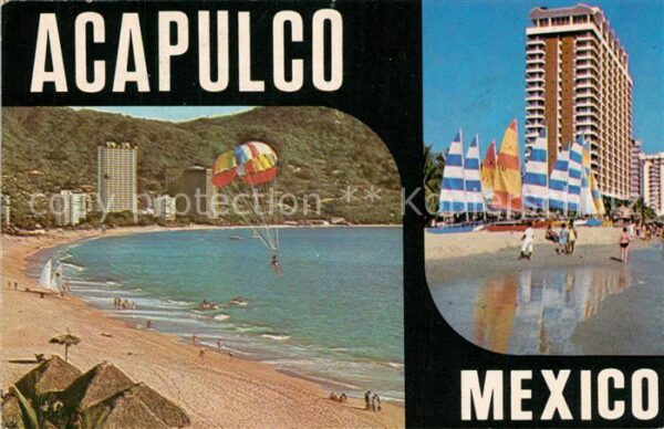 Acapulco Icacos Beach Hornos Beach Strand Fallsc