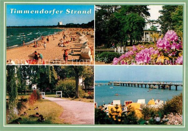 Timmendorfer Strand Strand Kurpark Trinkkurhalle Seebrücke