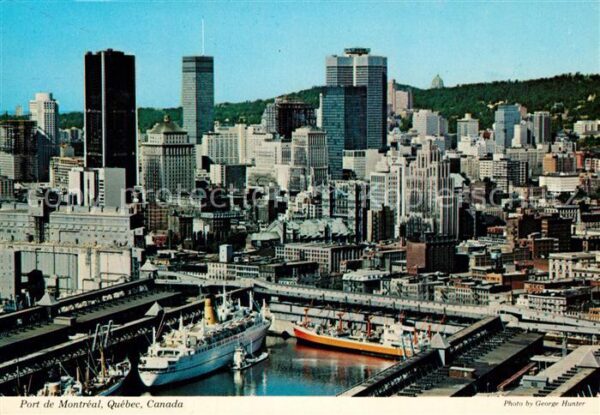 Montreal Quebec Port de mer sur le St Laurent Skyline d