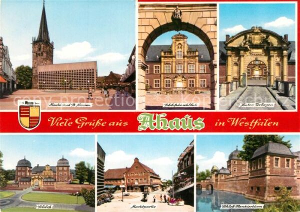 Ahaus Markt St Marien Kirche Schloss Torbogen