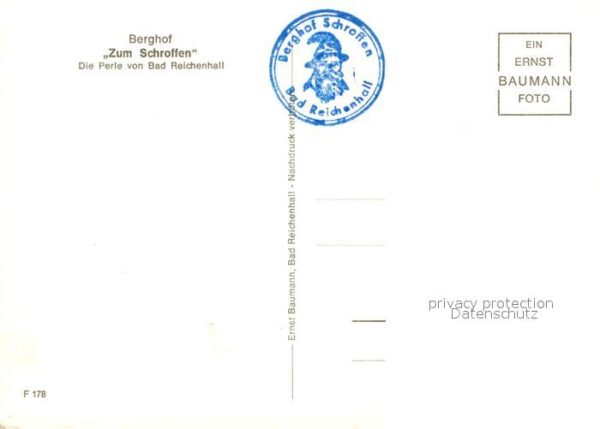 Bad Reichenhall Berghof Zum Schroffen Saal Trachten Vol – Bild 2