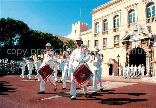 Monaco Palais Releve de la Garde d_Eté