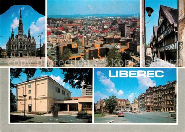 Liberec Rathaus Stadtpanorama Jested Store Kolo