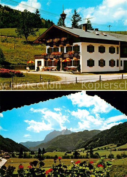 Schwendt Pension Forellenhof Blick zum Wilden Ka