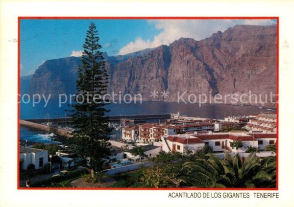 Los Gigantes Santiago del Teide Hafen Steilküste