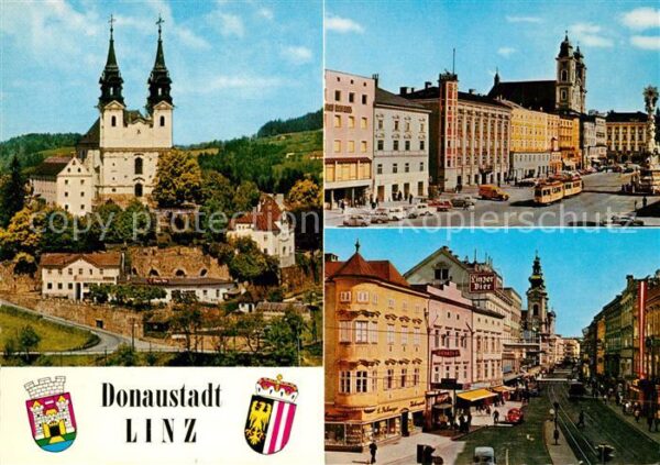 Linz Donau Pöstlingberg Wallfahrtskirche Hauptplat