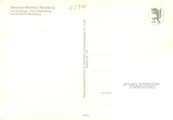 Ratzeburg Seniorenwohnsitz Kuranlage Park Röpersb – Bild 2