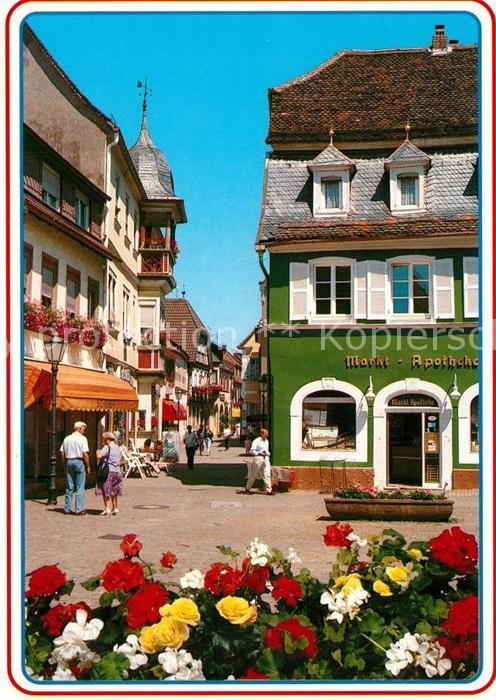 Bad Bergzabern Fussgängerzone Altstadt Marktapotheke
