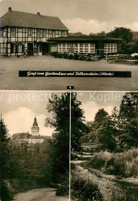 Falkenstein Harz HOG Gartenhaus Burg Falkenstein Selkemü
