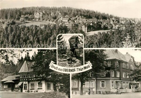 Oberhof Thueringen Teilansichten Hotel Restaurant Gedenkst