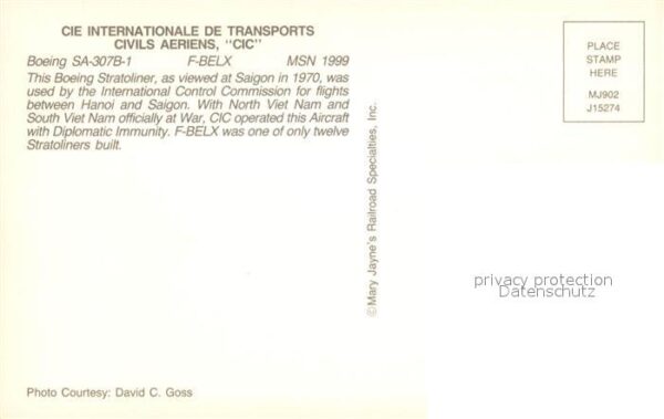 Flugzeuge Zivil CIE Internationale de Transports Civils – Bild 2